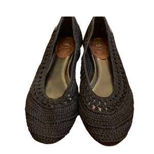 The Sak Black Woven Flats Size 9